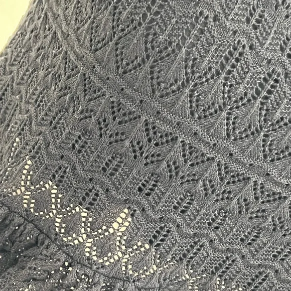 House of Harlow 1960 Black Lace Peplum Top - Picture 2 of 3